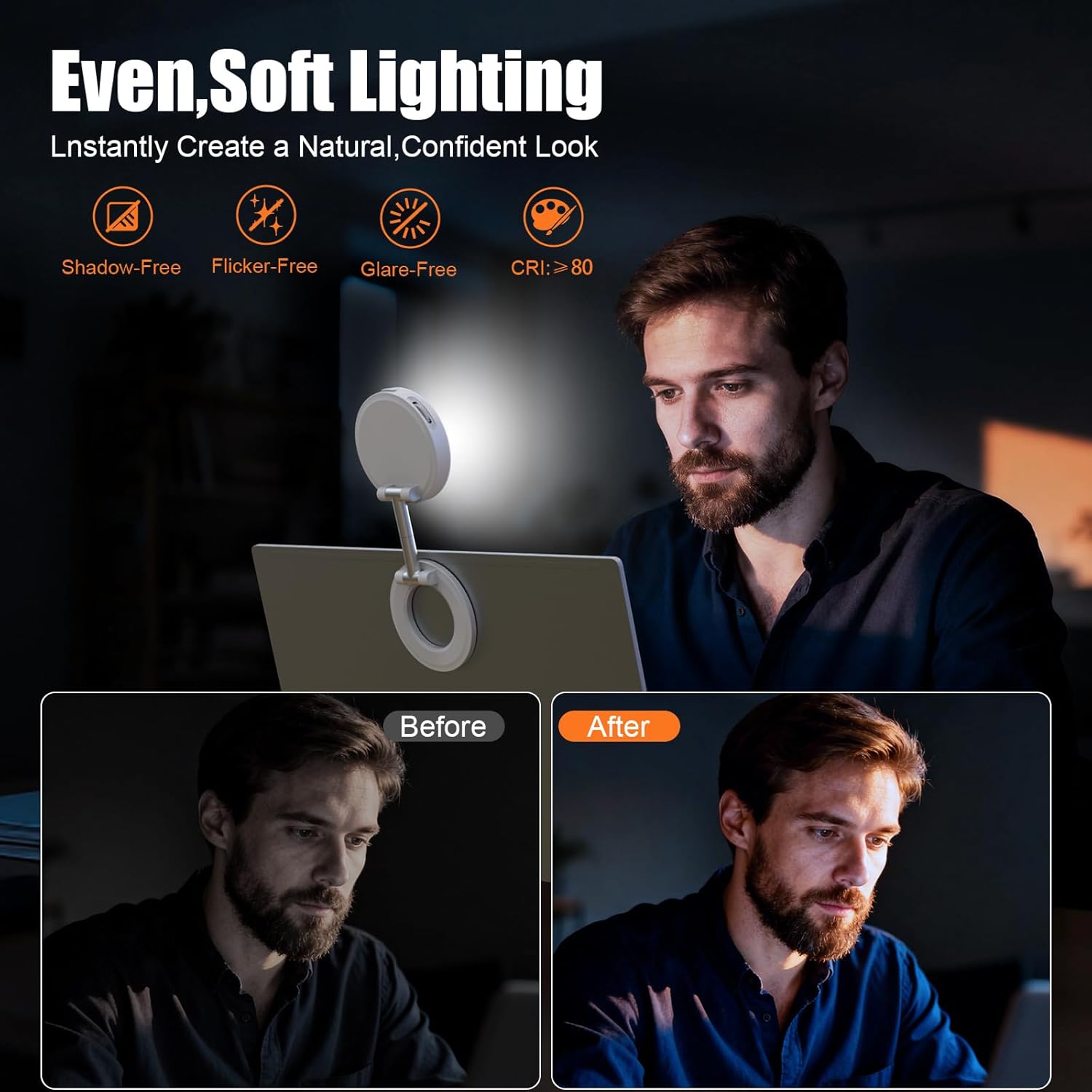 Magnetic Selfie Ring Light